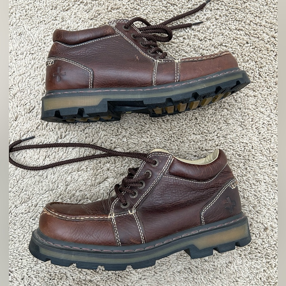 Vintage Doc Martens Boots Mens Size 11 Brown Leather